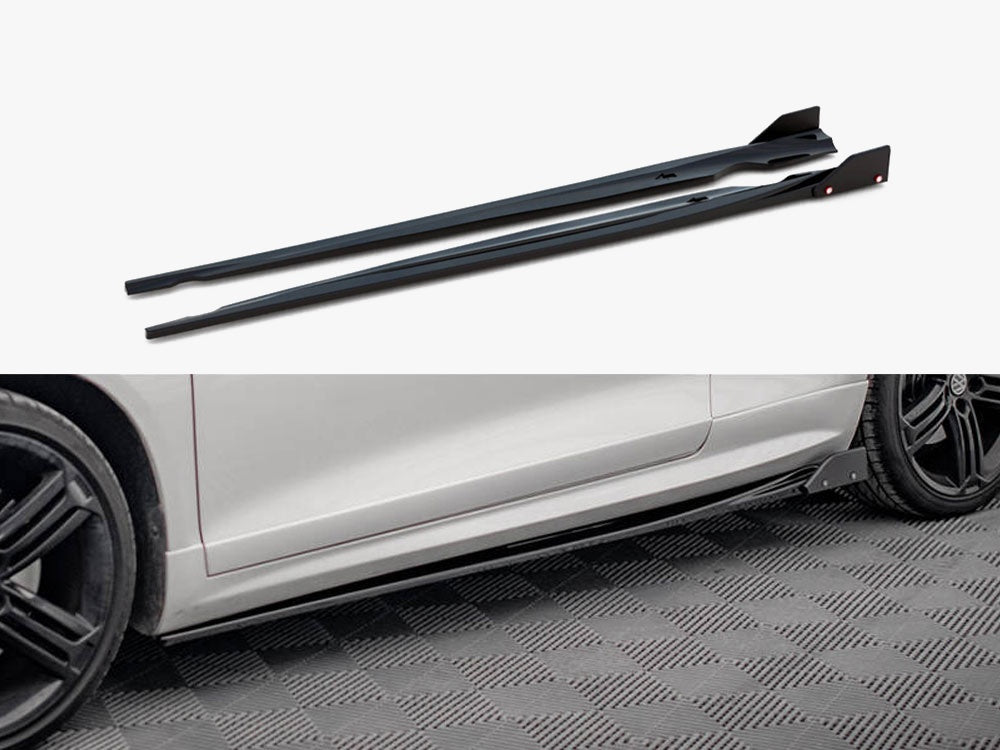 Side Skirts Diffusers V.2 + Flaps - Volkswagen Scirocco R Mk3