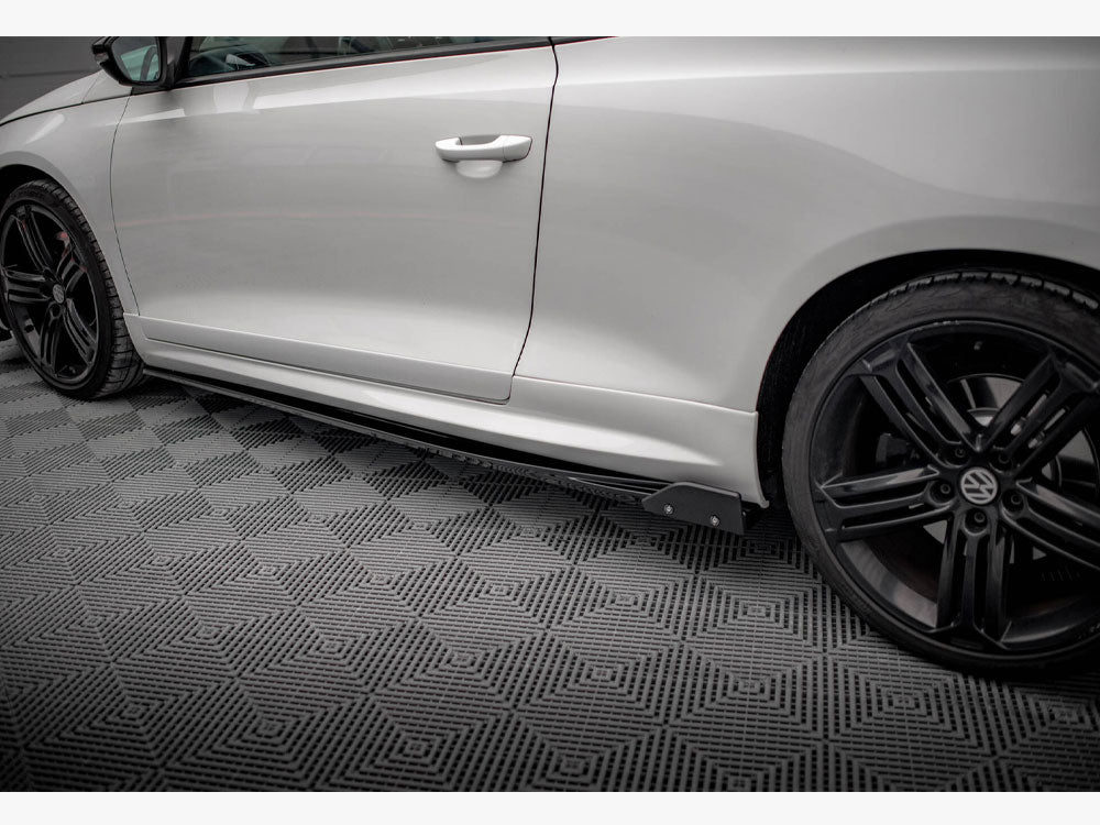 Side Skirts Diffusers V.2 + Flaps - Volkswagen Scirocco R Mk3