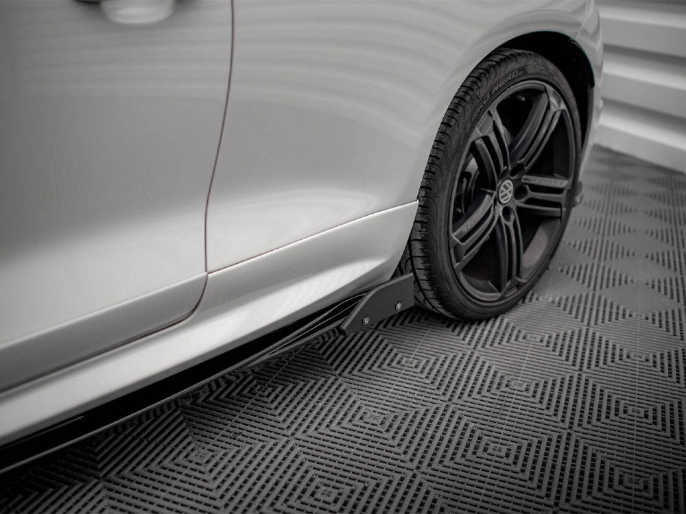 Side Skirts Diffusers V.2 + Flaps - Volkswagen Scirocco R Mk3
