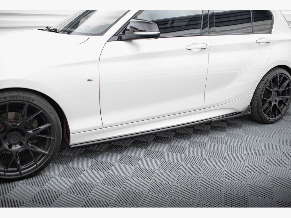 Side Skirts Diffusers V.3 CSL Look - BMW 1 Series (M-Pack / M140i F20 Facelift)