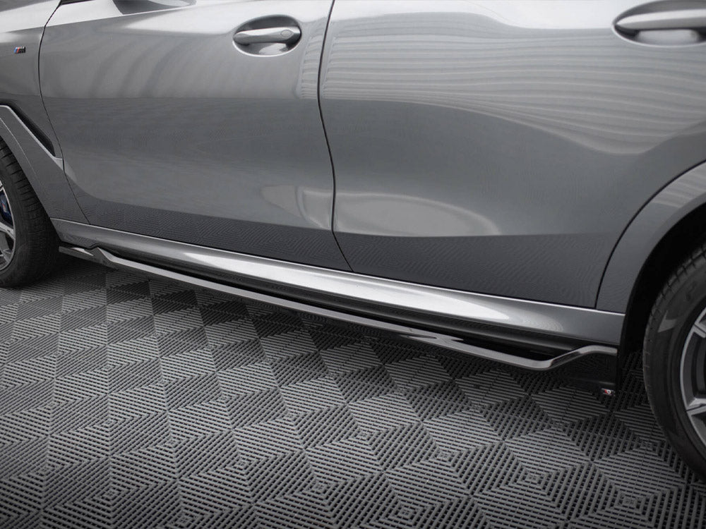 Side Skirts Diffusers V2 - BMW X6 (M-Pack G06 Facelift)