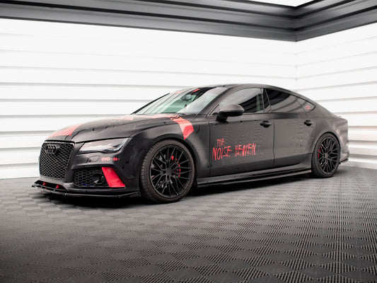 Side Skirts Diffusers - Audi A7 RS7 Look C7