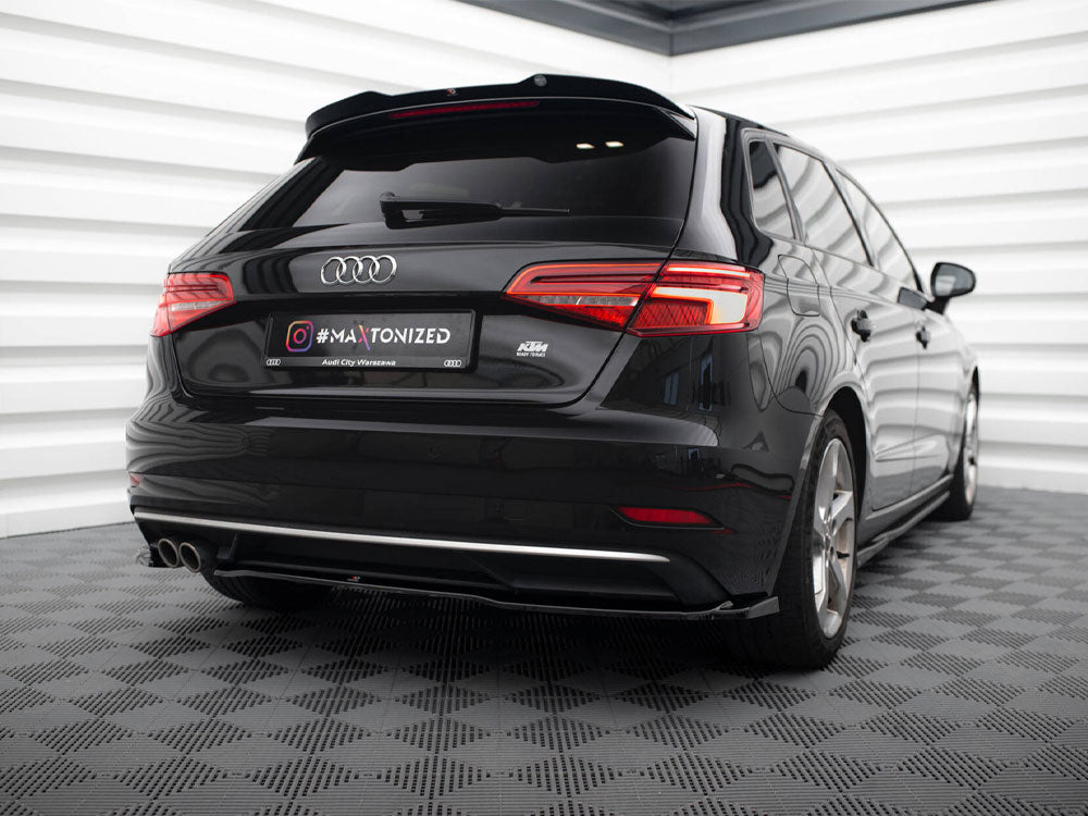 Rear Side Splitters - Audi A3 Sportback 8V Facelift