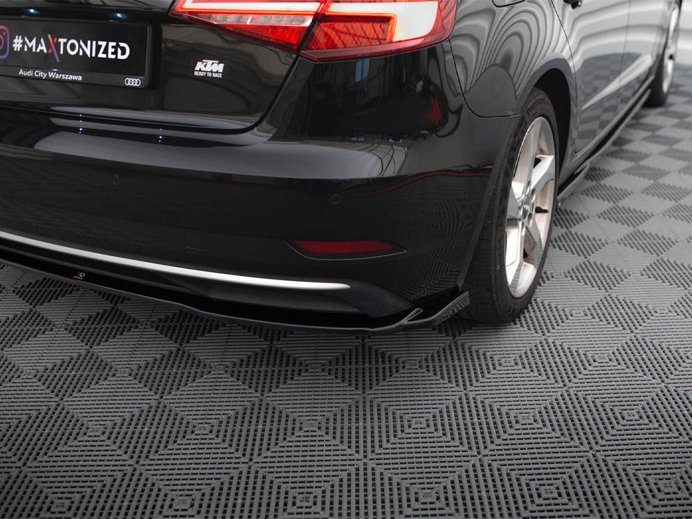 Rear Side Splitters - Audi A3 Sportback 8V Facelift