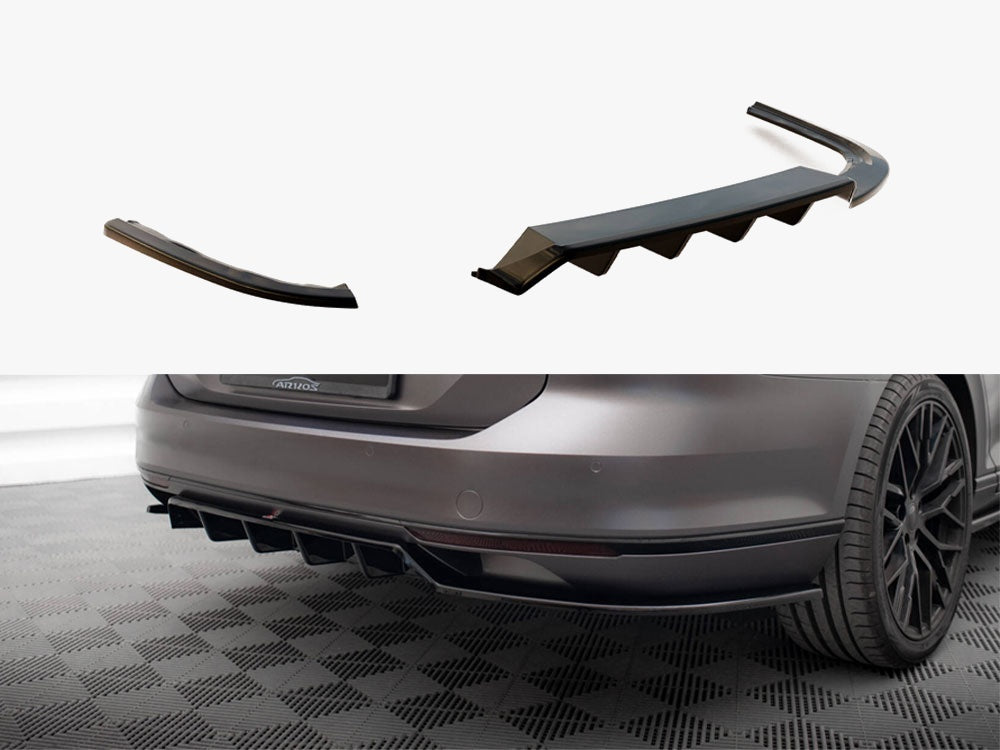 Rear Splitter (Vertical Bars) - Volkswagen Passat Sedan / Variant B8