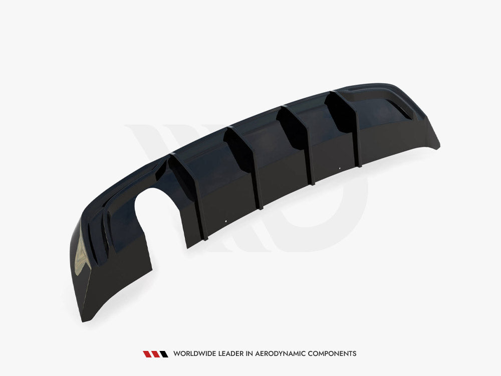 Rear Valance - Audi A3 Sportback 8V Facelift (Version with one exhaust tip on single Side)