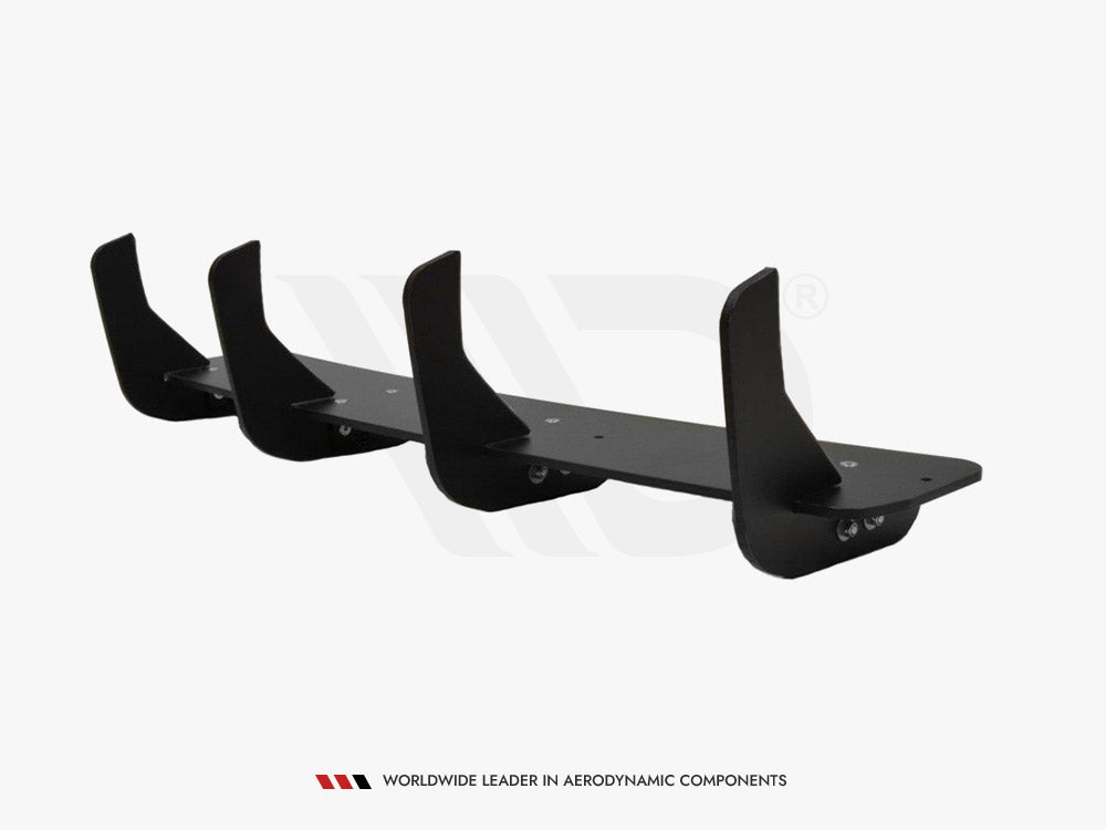 Rear Diffuser & Rear Side Splitters - BMW 4 Series (Coupe / Gran Coupe / Cabrio M-Pack F32 / F36 / F33)