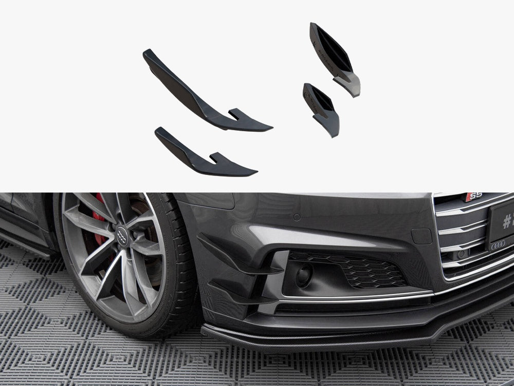 Front Bumper Wings (Canards) - Audi S5 / A5 S Line Coupe / Sportback F5