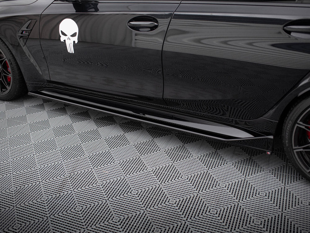 Side Skirts Diffusers V.3 CSL Look - BMW M3 (Sedan / Touring G80 / G81)