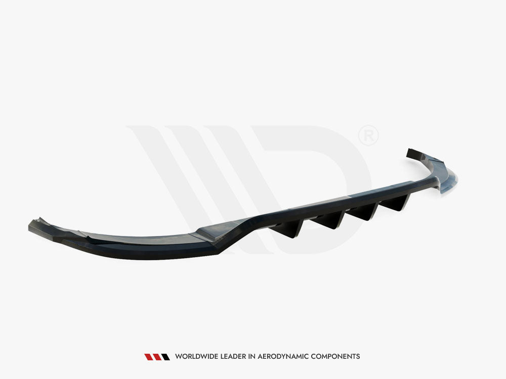 Central Rear Splitter (Vertical Bars) - Audi Q8 S Line Mk1