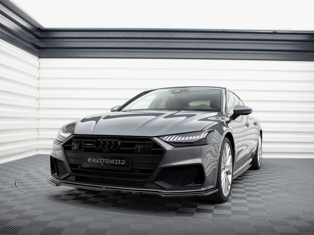 Front Splitter V.1 - Audi A7 S Line C8 / S7 C8 / C8 Facelift / S7 Facelift
