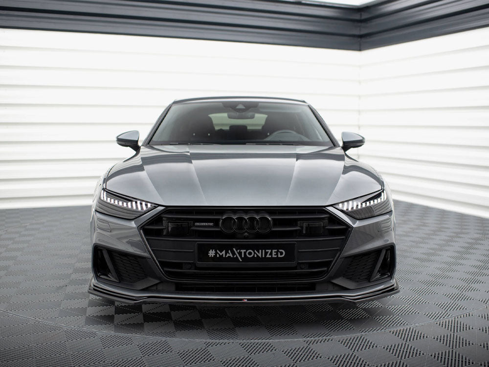 Front Splitter V.1 - Audi A7 S Line C8 / S7 C8 / C8 Facelift / S7 Facelift