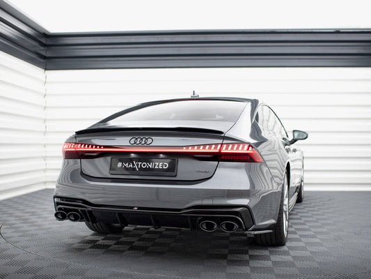 Rear Side Splitters - Audi A7 S Line C8 / S7 C8 / C8 Facelift / S7 Facelift