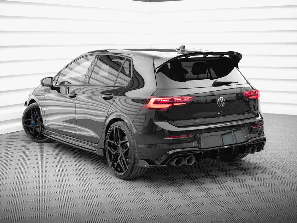 Rear Side Splitters V.6 + Flaps - Volkswagen Golf R Hatchback Mk8