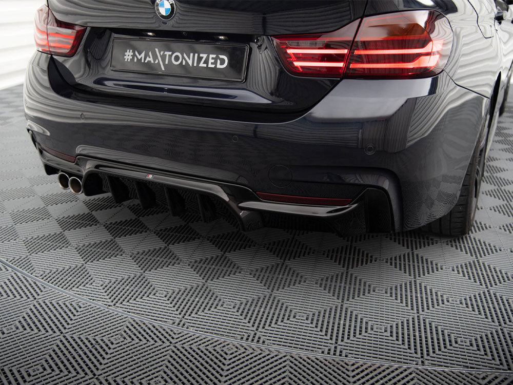 Rear Valance - BMW 4 Series (Coupe / Gran Coupe / Cabrio M-Pack F32 / F36 / F33 (Version with exhaust on one Side)