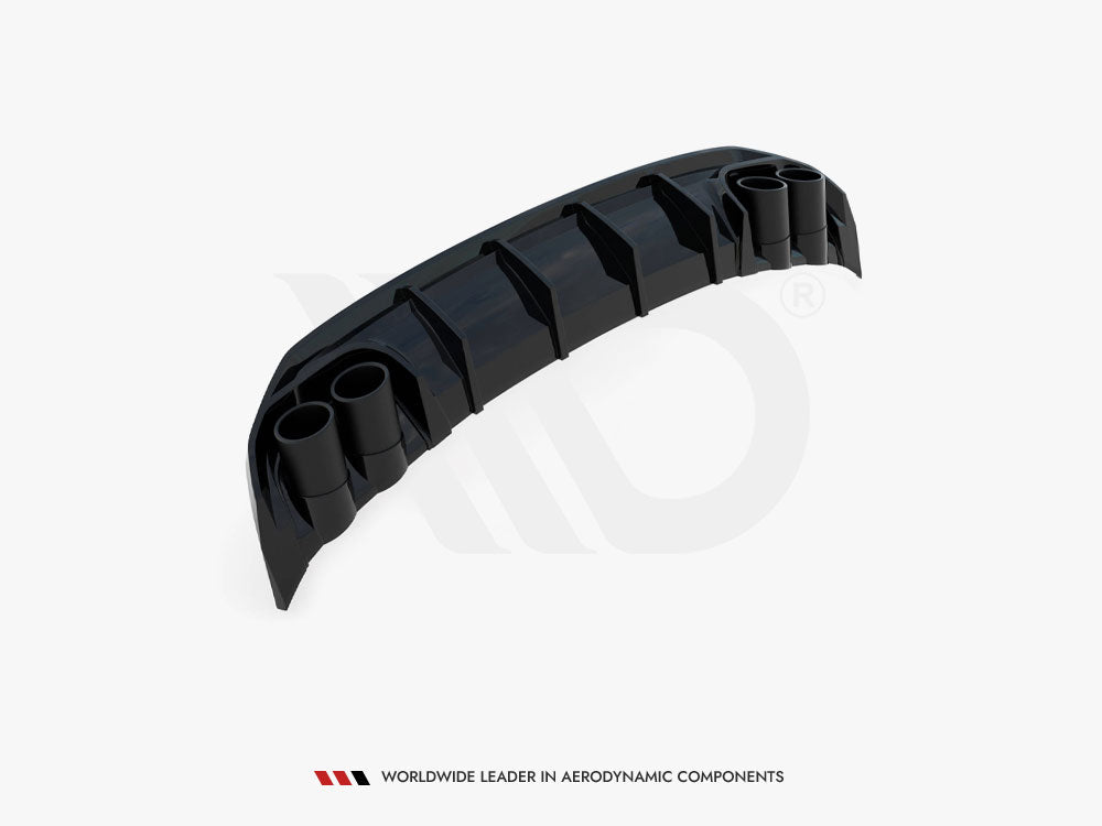 Rear Valance + Exhaust Ends Imitation - Audi A3 S Line Sedan 8Y