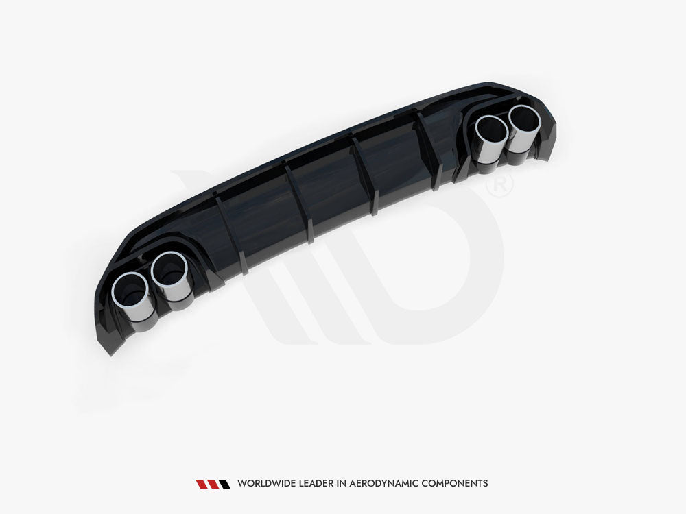 Rear Valance + Exhaust Ends Imitation - Audi A3 S Line Sedan 8Y