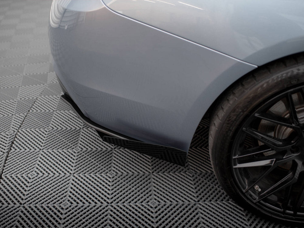 Street Pro Rear Side Splitters + Flaps - BMW 4 Series (35i Coupe M-Pack F32)