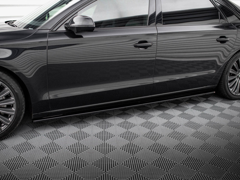 Side Skirts Diffusers - Audi A8 Long D4