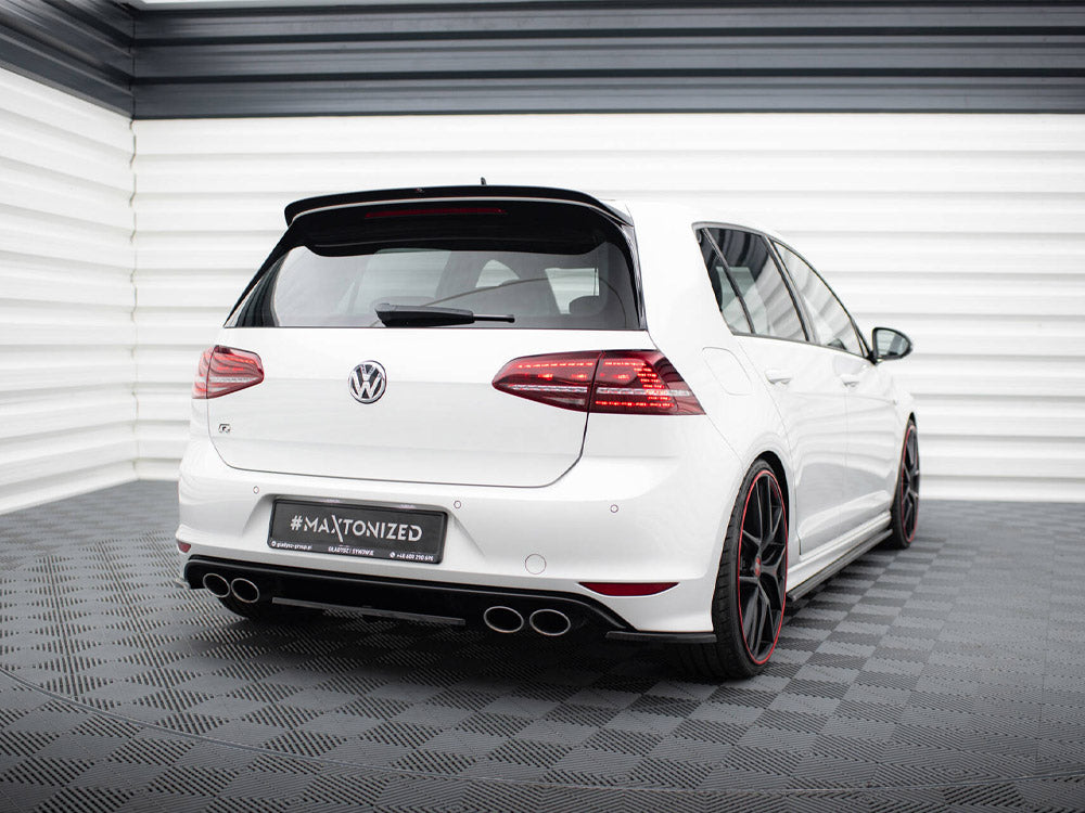 Central Rear Splitter (Vertical Bars) - Volkswagen Golf R Mk7