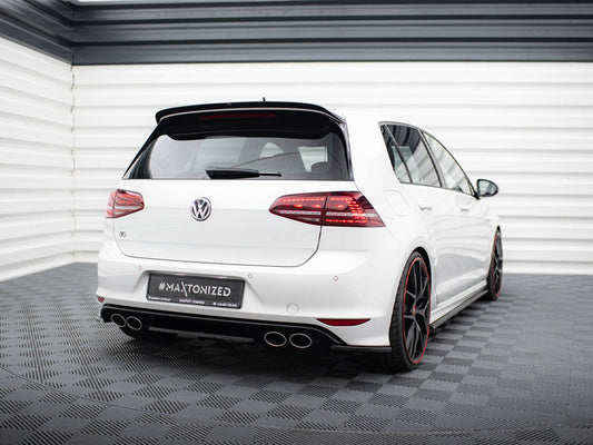 Central Rear Splitter (Vertical Bars) - Volkswagen Golf R Mk7