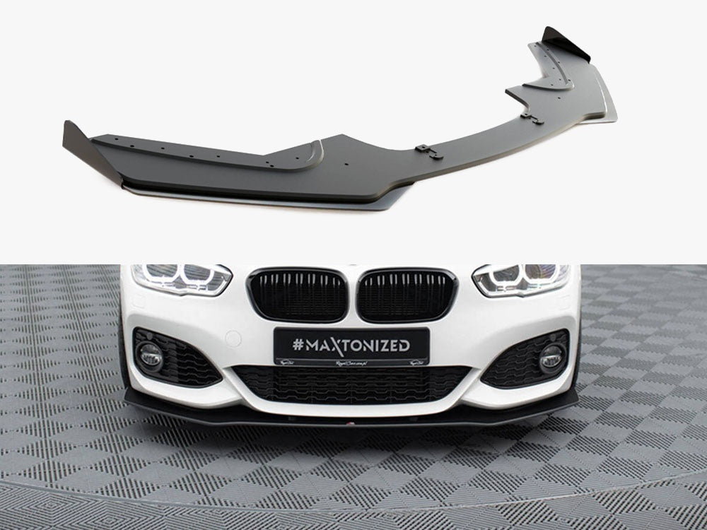 Street PRO Front Splitter V.3 + Flaps - BMW 1 Series F20 (M-Pack Facelift / M140i)