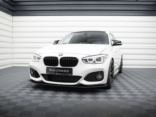 Street PRO Front Splitter V.3 + Flaps - BMW 1 Series F20 (M-Pack Facelift / M140i)