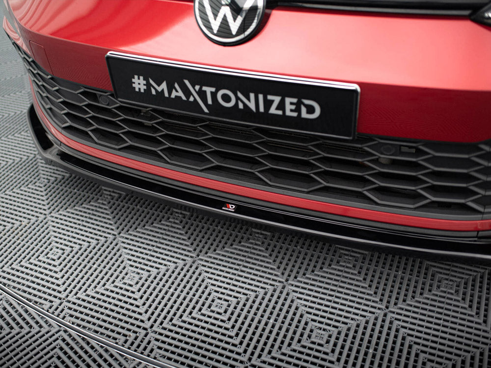 Front Splitter V.4 - Volkswagen Golf GTI / GTE / GTD / R-Line Mk8