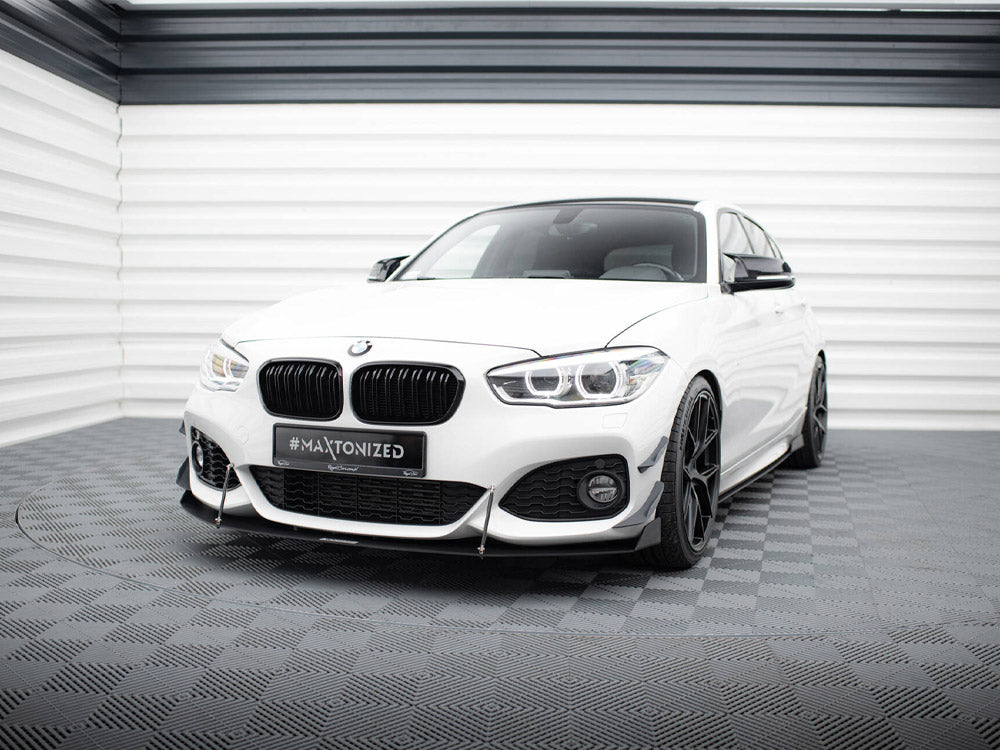 Front Bumper Wings (Canards) - BMW 1 Series (M-Pack / M140i F20 Facelift)