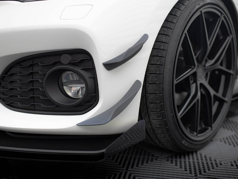 Front Bumper Wings (Canards) - BMW 1 Series (M-Pack / M140i F20 Facelift)