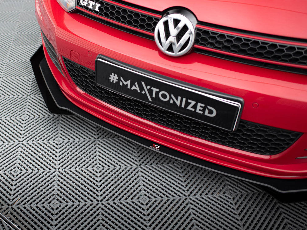 Street PRO Front Splitter V.3 + Flaps - Volkswagen Golf GTI Mk6