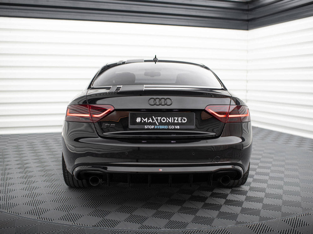 Rear Valance - Audi S5 / A5 S Line Coupe / Cabrio 8T (Version with single exhausts on both sides)