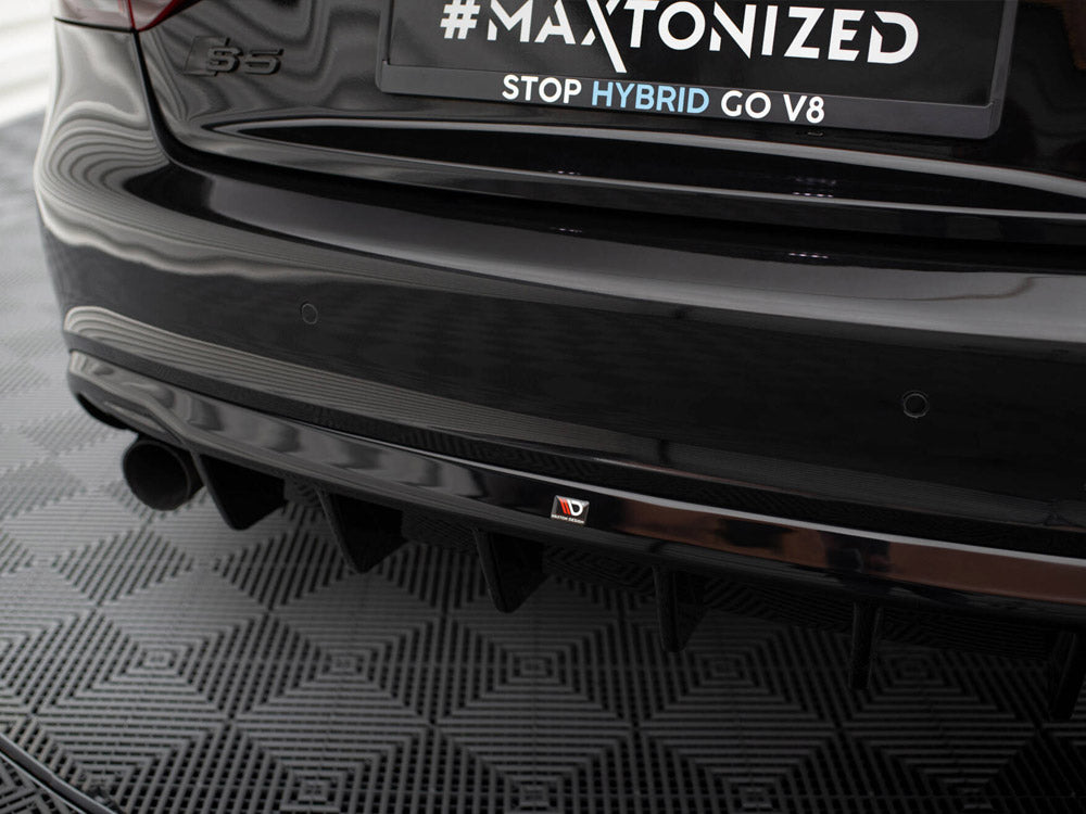 Rear Valance - Audi S5 / A5 S Line Coupe / Cabrio 8T (Version with single exhausts on both sides)
