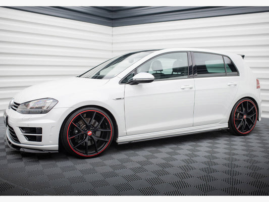 Side Skirts Diffusers V.4 - Volkswagen Golf R / R-Line Mk7