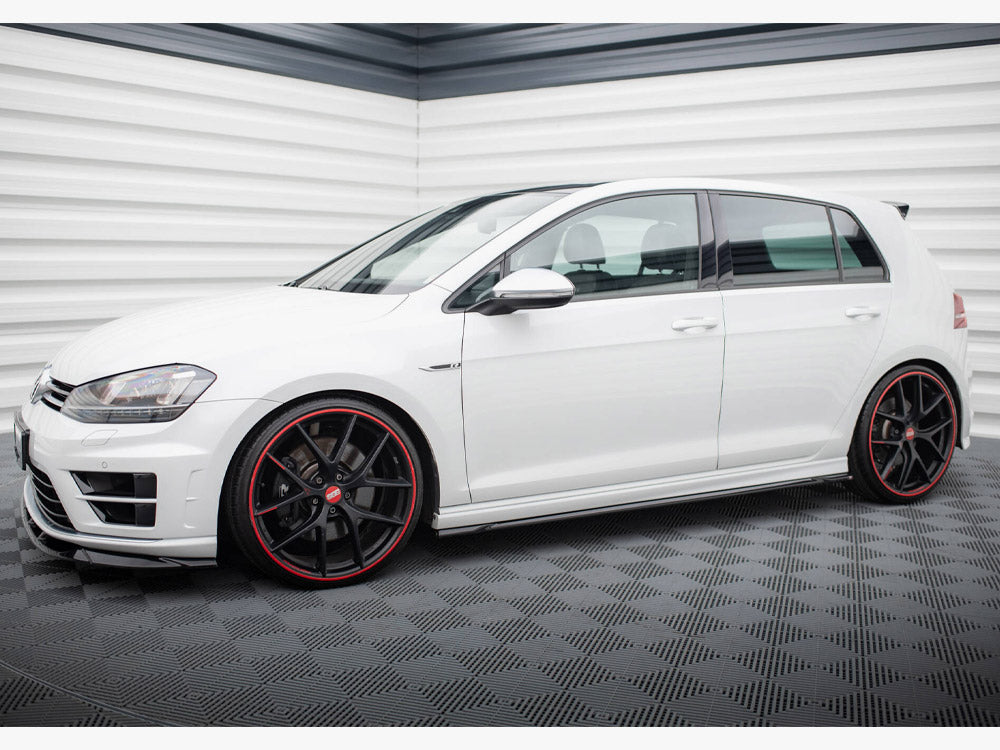 Side Skirts Diffusers V.4 - Volkswagen Golf R / R-Line Mk7