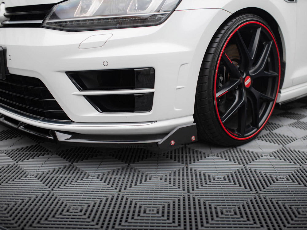 Front Splitter V.5 + Flaps - Volkswagen Golf R / R-Line Mk7