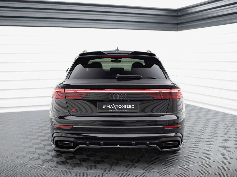 Rear Splitter (Vertical Bars) V.1 - Audi SQ8 / Q8 S Line Mk1 Facelift