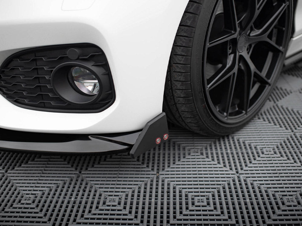 Front Splitter V.5 + Flaps - BMW 1 Series (M-Pack / M140i F20 Facelift)
