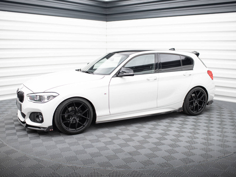 Side Skirts Diffusers V.4 + Flaps - BMW 1 Series (M-Pack / M140i F20 Facelift)