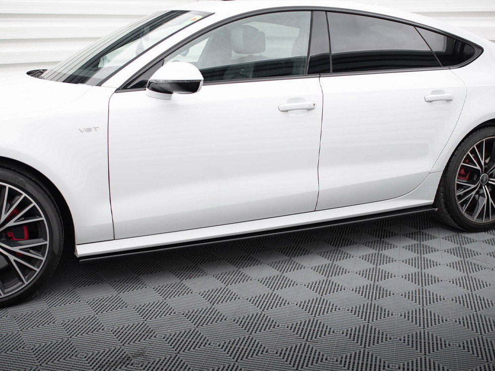 Side Skirts Diffusers - Audi S7 / A7 S Line C7 FL