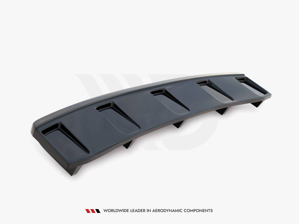Central Rear Splitter (Vertical Bars) - Audi A7 S Line Facelift