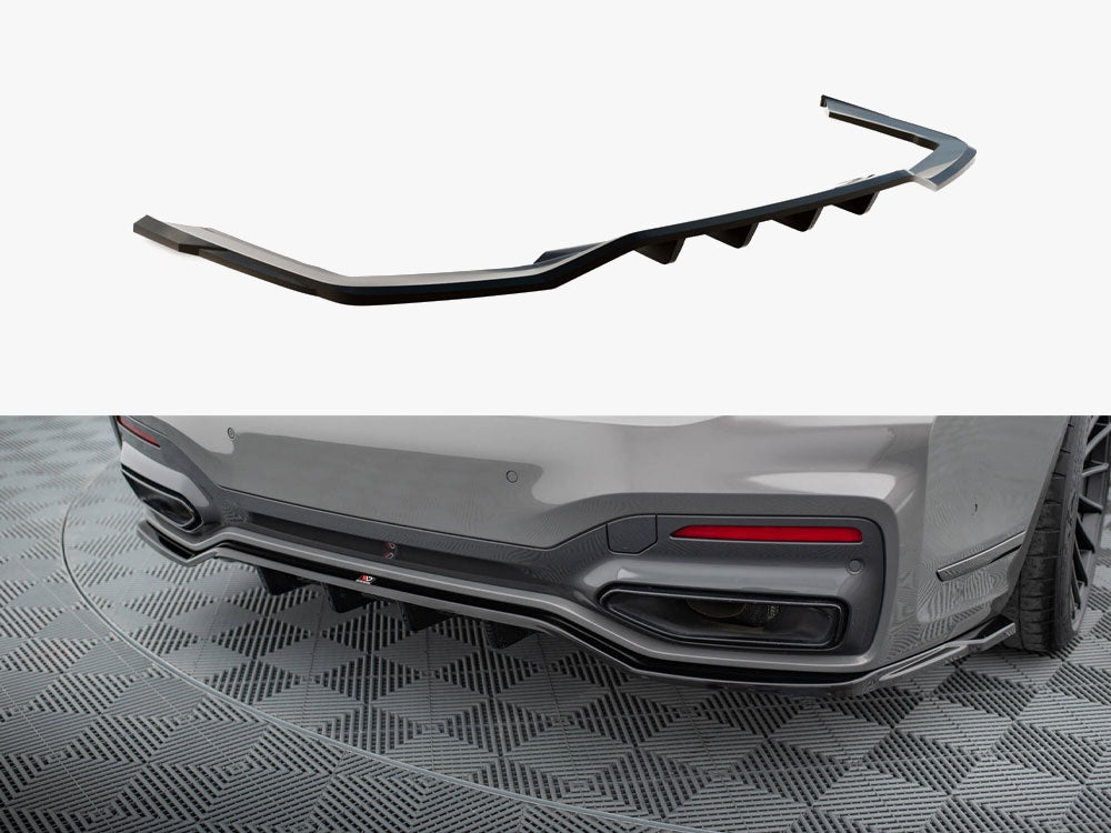 Rear Splitter (Vertical Bars) V2 - BMW 7 Series (M-Pack G11 / G12 Facelift)