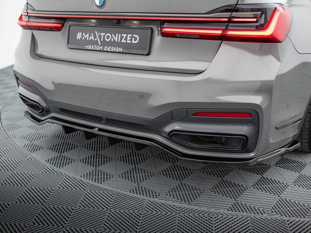 Rear Splitter (Vertical Bars) V2 - BMW 7 Series (M-Pack G11 / G12 Facelift)