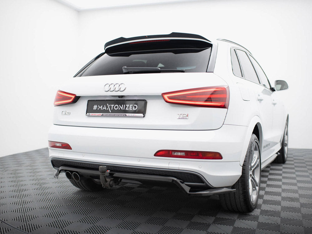 Rear Splitter (Vertical Bars) - Audi Q3 S Line 8U