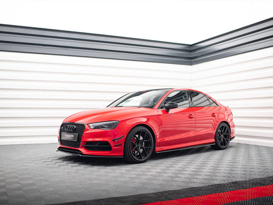 Side Skirts Diffusers V.1 - Audi S3 / A3 S Line 8V / 8V FL Sedan (2013-2020)