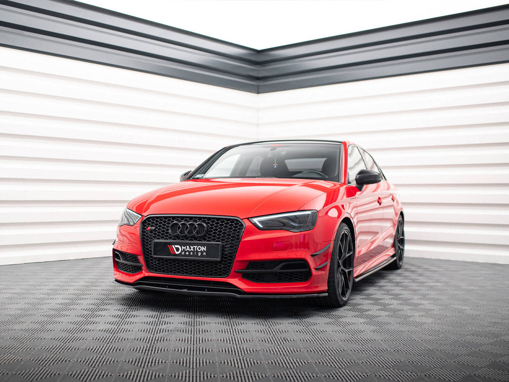 Front Bumper Wings (Canards) - Audi S3 / A3 S Line 8V Sedan / Cabrio
