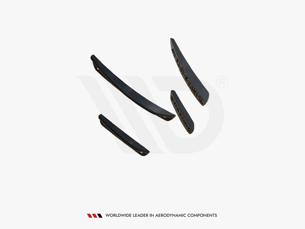 Front Bumper Wings (Canards) - Audi S3 / A3 S Line 8V Sedan / Cabrio