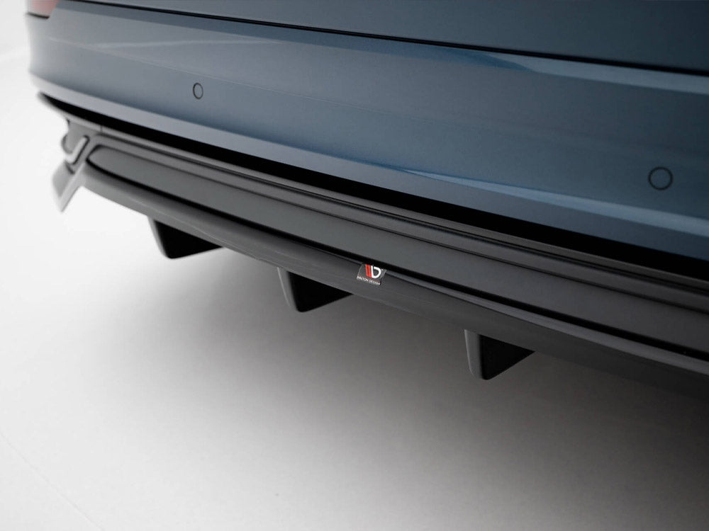 Rear Splitter (Vertical Bars) - Audi Q8 Mk1