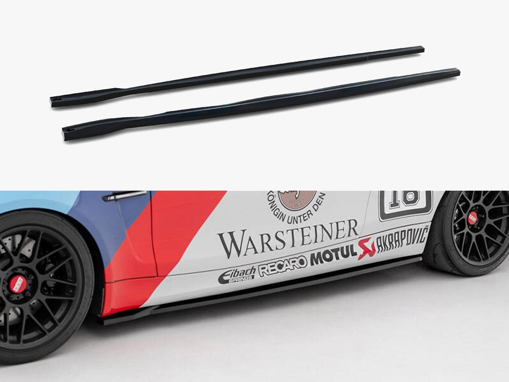 Side Skirts Diffusers - BMW 1 Series (M Coupe E82)