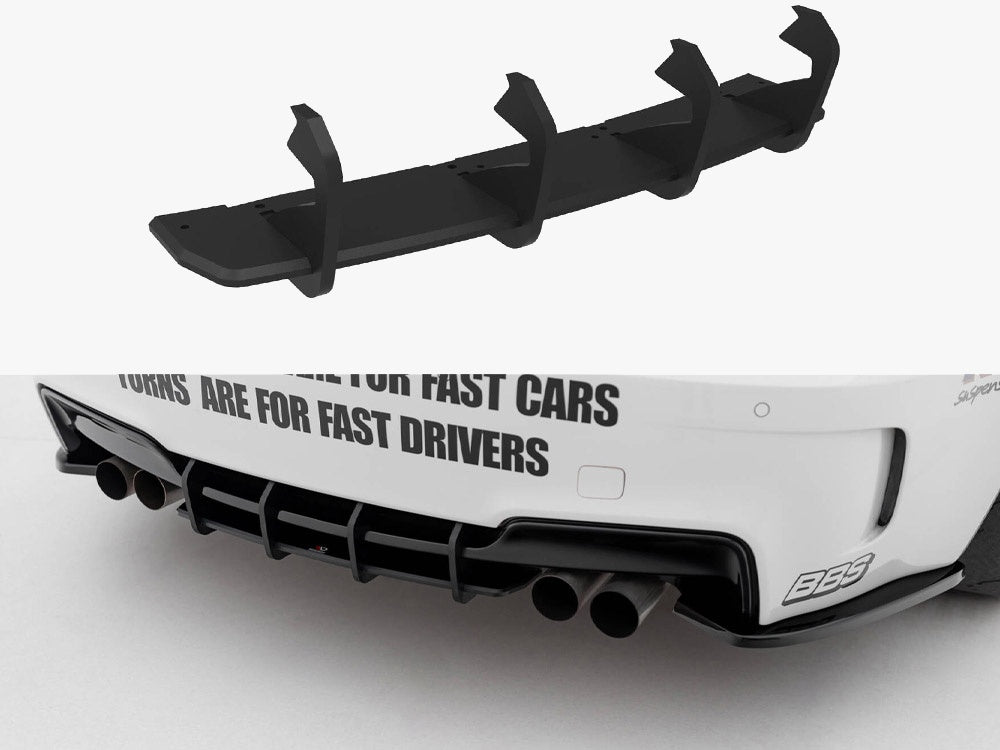 Street PRO Rear Diffuser - BMW 1 Series (M Coupe E82)